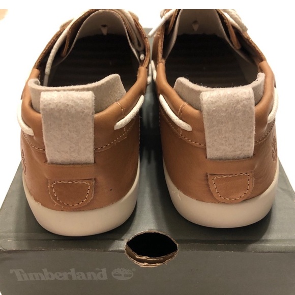 Timberland Project Better Boat Full Grain Leather Upper Brown Shoes Size 7M - Picture 12 of 16